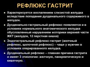 Гастрит рефлюкс