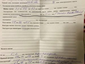 Помогите расшифровать узи