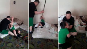 Сильно избил муж по голове