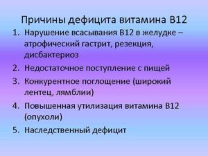 Дефицит В12?