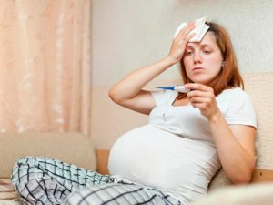 После родов бросает в жар