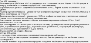 Расшифровка КТГ, норма показателя STV